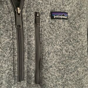 Patagonia Gray Zip Up Sweater Classic Style